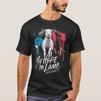 My Hope Is In The Lamb Donkey Elephant T-Shirt