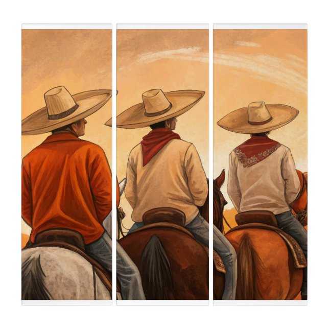 MY HORSE FRIEND TRIPTYCH (Front)
