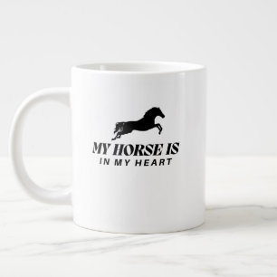 MY HORSE Horse Lover Shirt Giant Coffee Mug