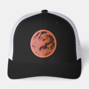 My horsing around leather patch hat