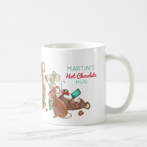 My Hot Chocolate Christmas Mice Coffee Mug