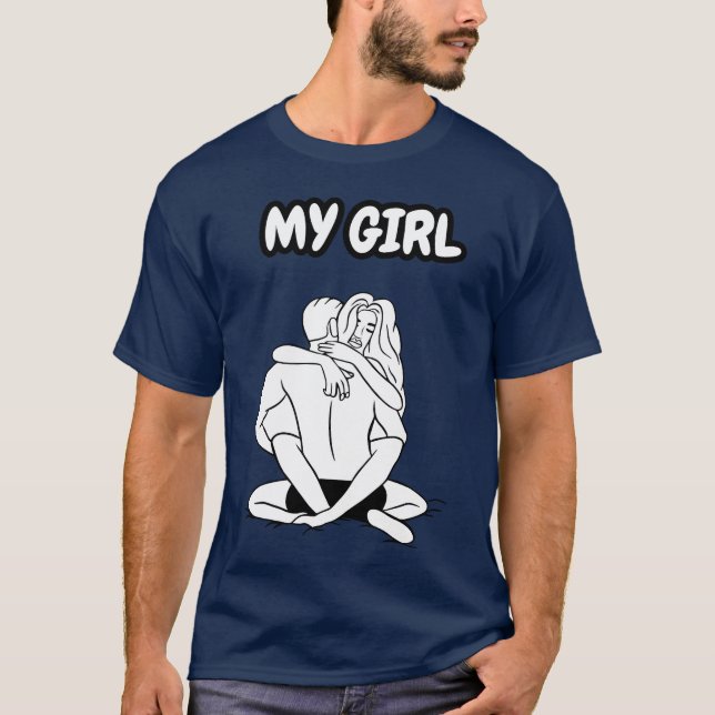 My Hot Girl funny T-Shirt (Front)