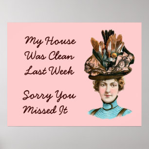 My House Was Clean Last Week Poster