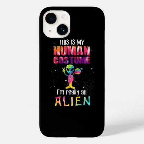 My Human Costume Alien Halloween Costume Case_Mate iPhone 14 Case