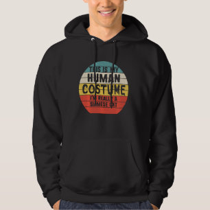 My Human Costume I M Really A Siamese Cat Hallowee Hoodie