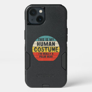 My Human Costume Im Really A Polar Bear Halloween iPhone 13 Case