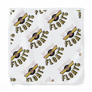 My Human Floats Pet Bandana