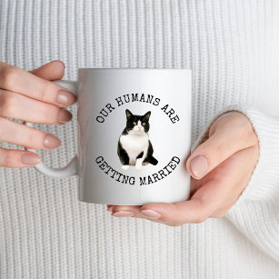 My Humans Are Getting Married Cat Engagement Gift Mug