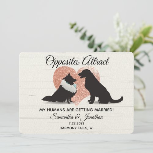 My Humans Are Getting Married_Different Dogs Invitation