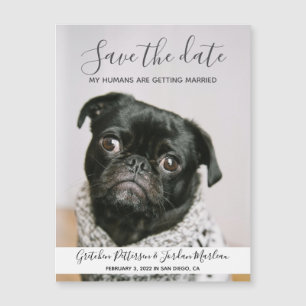 My Humans Are Getting Married Dog Save The Date