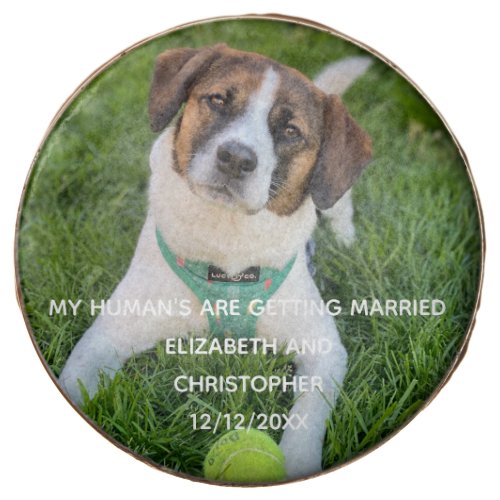 My Humans Are Getting Married Engagement Photo  Chocolate Covered Oreo