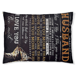 My Husband Gift Letter For Him Funny Gift Pet Bed