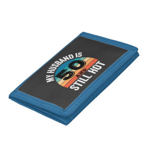 My Husband is 50 and Still Hot Tri-fold Wallet