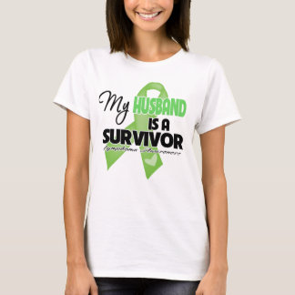 My Husband is a Survivor - Lymphoma T-Shirt