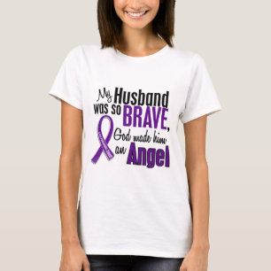 My Husband Is An Angel Pancreatic Cancer T-Shirt