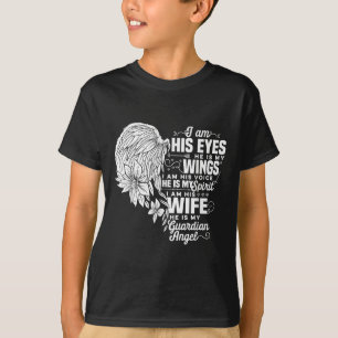 My Husband Is My Guardian Angel Widowed Wife T-Shirt