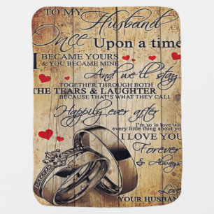 My Husband Letter Gift   Letter For Him   Baby Blanket