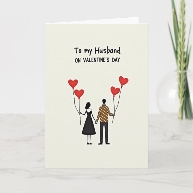 My Husband Valentines Love Card (Front)