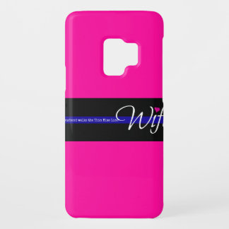 My Husband Walks the Thin Blue Line Case-Mate Samsung Galaxy S9 Case