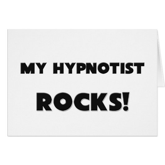 MY Hypnotist ROCKS! Cards (Front Horizontal)