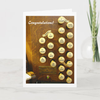 My ideal organ Congratulations card