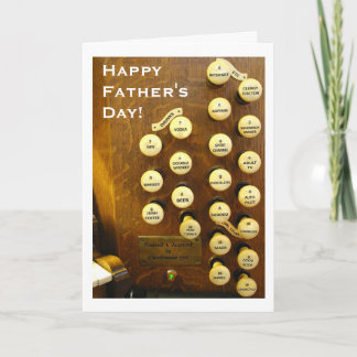 My ideal organ Father's Day card