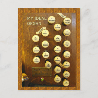 My ideal organ postcard