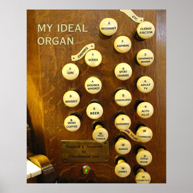 My ideal organ poster - medium size (Front)