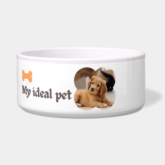 My Ideal Pet – Puppy Love Design Bowl (Left)