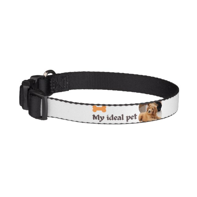 My Ideal Pet – Puppy Love Design Pet Collar (Left)