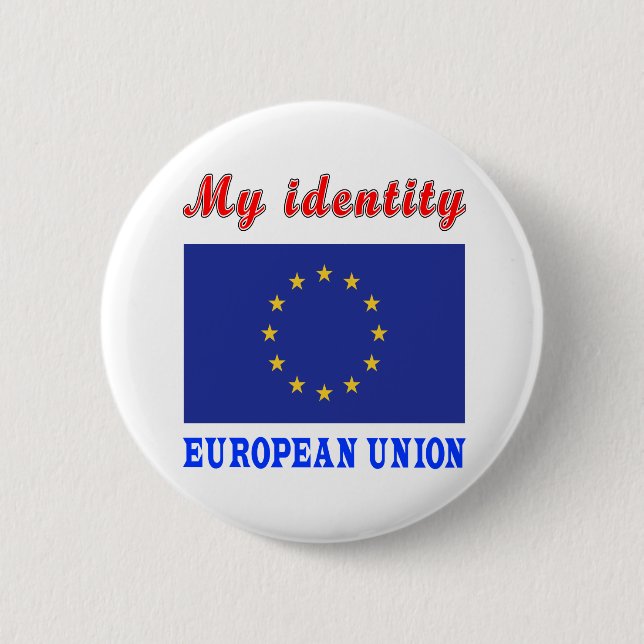 My Identity European Union Button (Front)