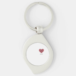 My Identity – Heart Fingerprint Design Keychain