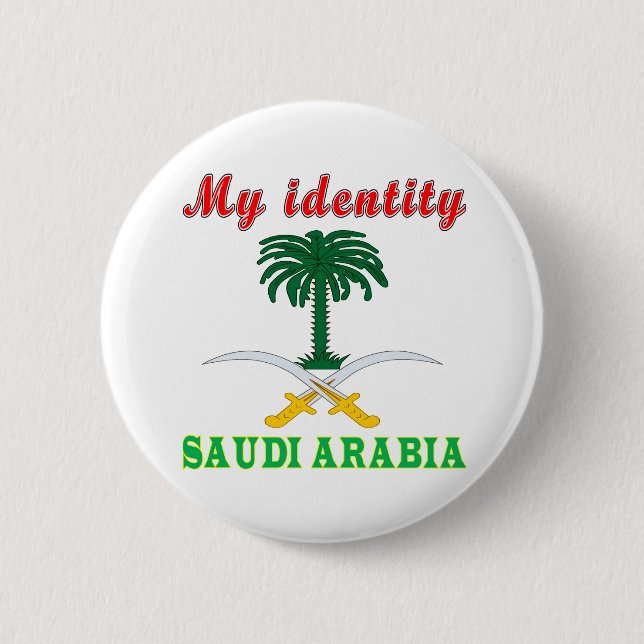 My Identity Saudi Arabia Button (Front)