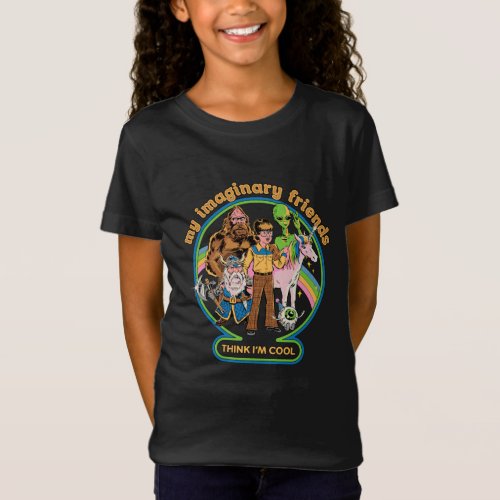 My Imaginary friends Think Im Cool  T_Shirt