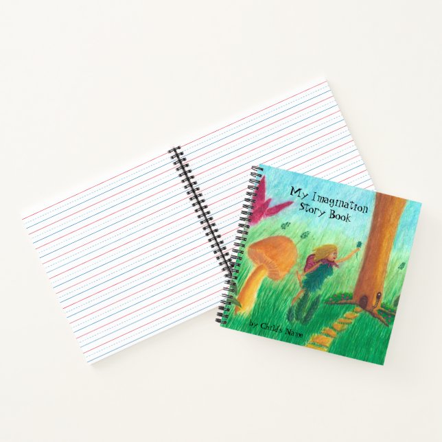 My Imagination Story Book Fairy Lined Notebooks (Inside)