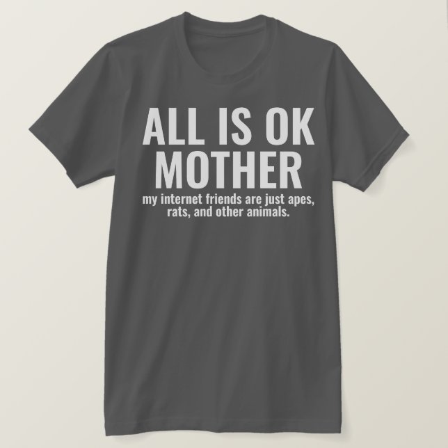 My Internet Friends Funny PFP Profile Pic NFT T-Shirt (Design Front)