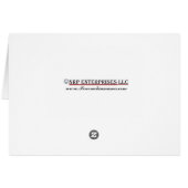 My Irish Eyes Card (Back Horizontal)