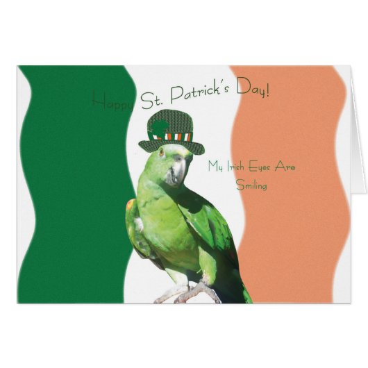 My Irish Eyes Card (Front Horizontal)