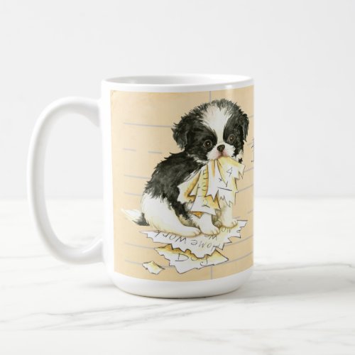 My Japanese Chin Ate My Homework Coffee Mug