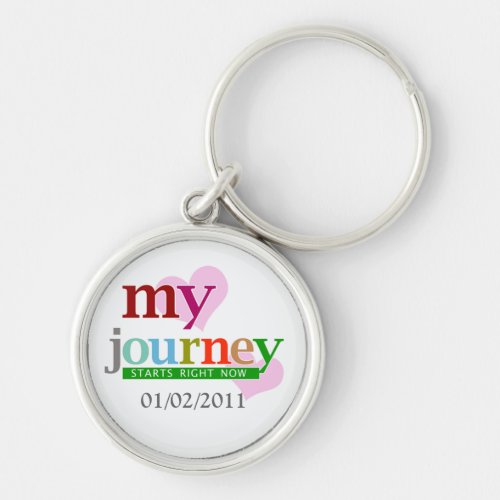 My Journey Starts Now Keychain