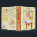 My Keepsake Recipes Binder<br><div class="desc">Keep your favorite recipes here or collect favorite recipes for the special someone in your life who loves to cook. It's a great wedding shower idea. Have everyone write their favorite recipe, organize them in this binder and give it to the bride with her name in the title!</div>