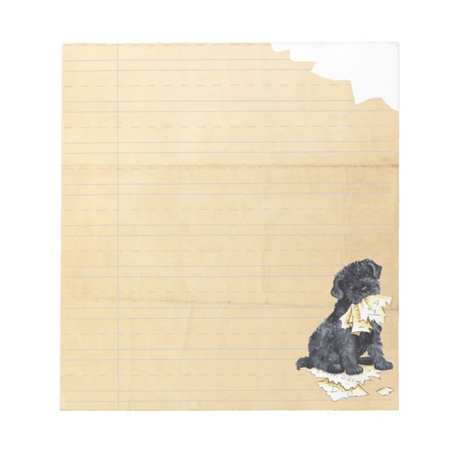 My Kerry Ate My Homework Notepad (Front)