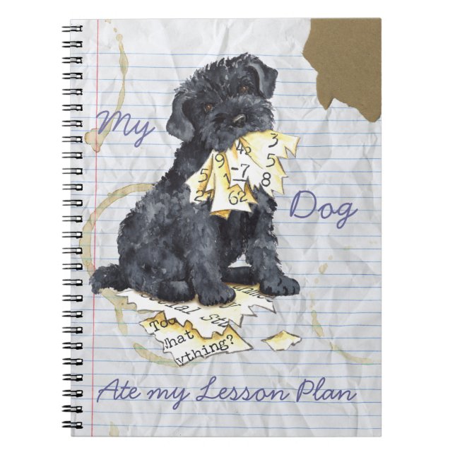 My Kerry Ate My Lesson Plan Notebook (Front)