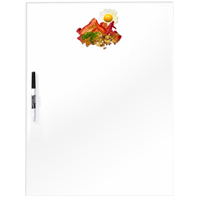 My Ketchup Gone Squatchin for Bacon Breakfast Dry-Erase Board (Front)