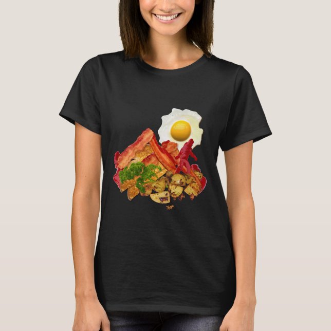 My Ketchup Gone Squatchin for Bacon Breakfast T-Shirt (Front)