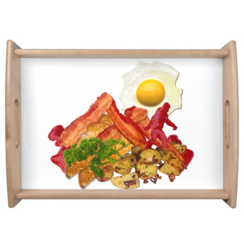 My Ketchup Gone Squatchin for Bacon Decor Serving Tray