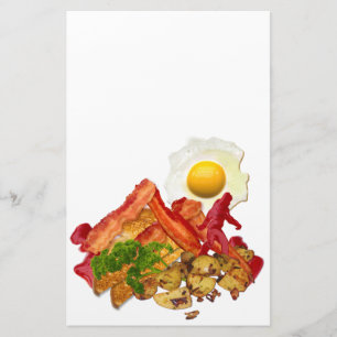 My Ketchup Gone Squatchin for Bacon Decor Stationery