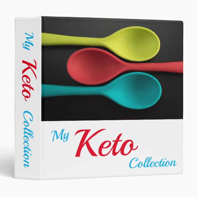 My Keto Collection - 01 3 Ring Binder (Front/Spine)