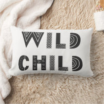 My Kid "Wild Child" Unique Baby Room Scandi Lumbar Pillow