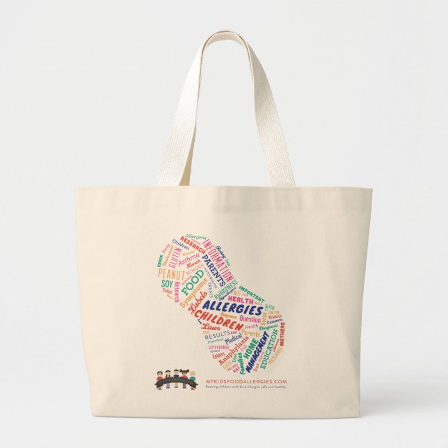 My Kid's Food Allergies Tote Bag (Front)